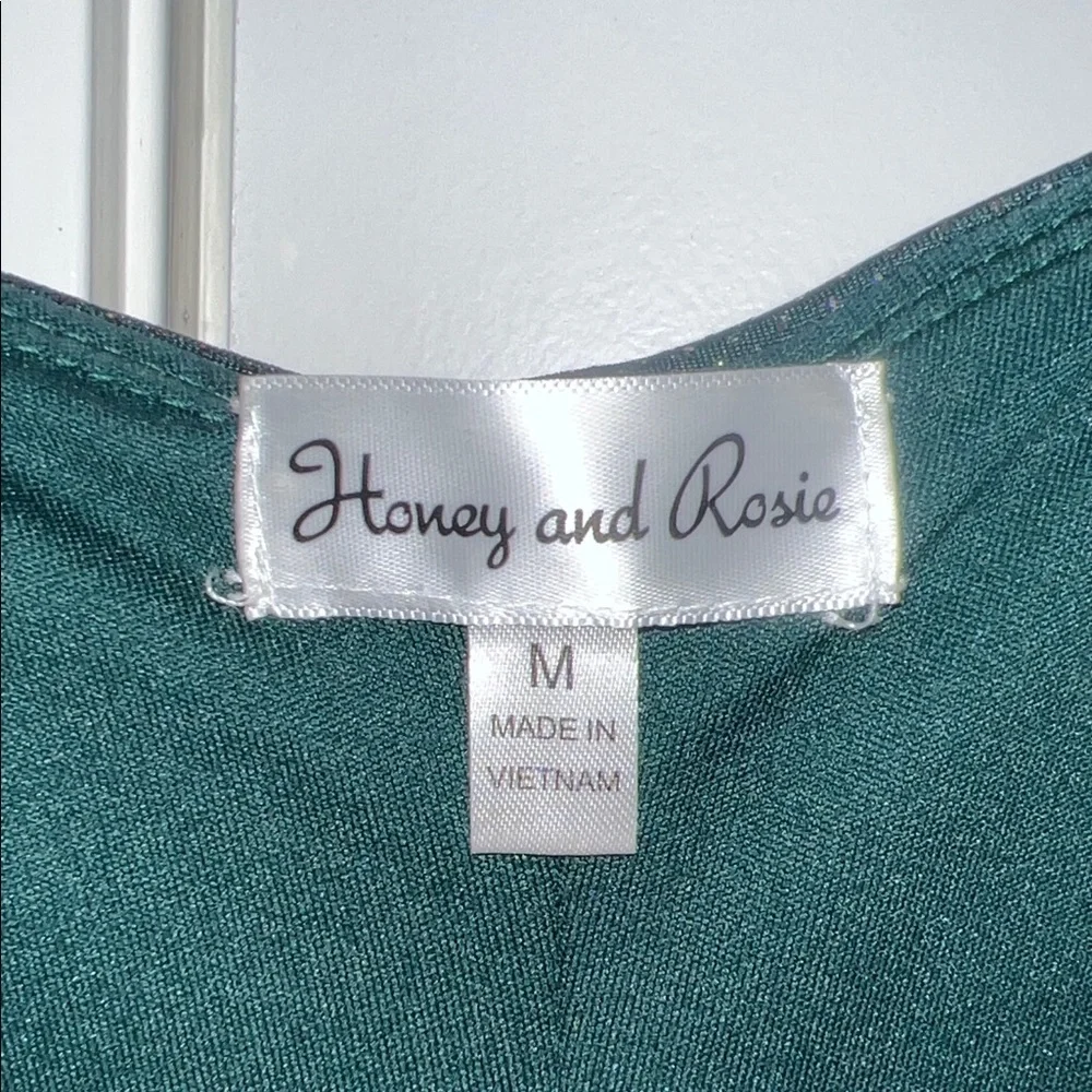 Elegant Dark Green Sequin Dress